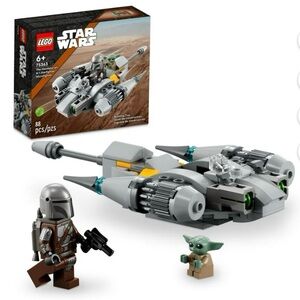 Lego Star Wars Spacecraft Mandalorian N-1 Starfighter Microfighter and Baby Yoda